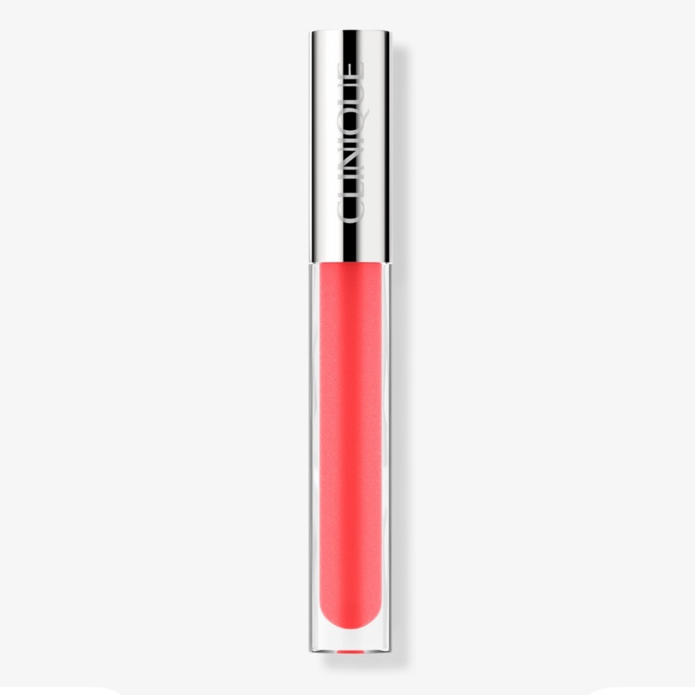 NWT Clinique Pop Plush Creamy Lip Gloss in Rosewater Pop Soft Pink Full Size